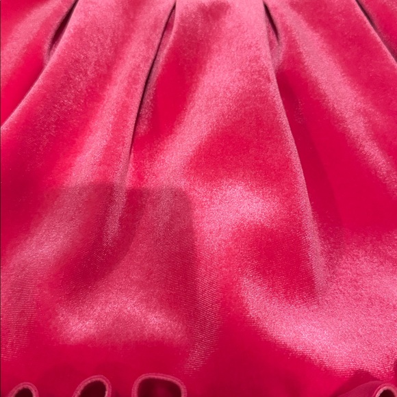Pink Ruffled Velvet Dress 3T - Picture 2 of 10